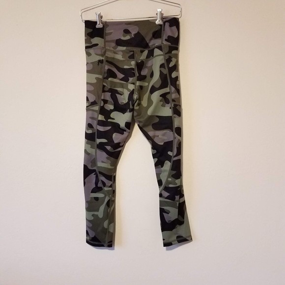 Zyia Women's 8-10 Camouflage Camo Leggings Stretchy Spandex Polyester - Picture 4 of 7